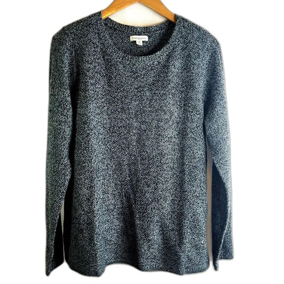Croft & Barrow Marled Knit Scoop Neck Sweater Size Medium - Picture 1 of 8